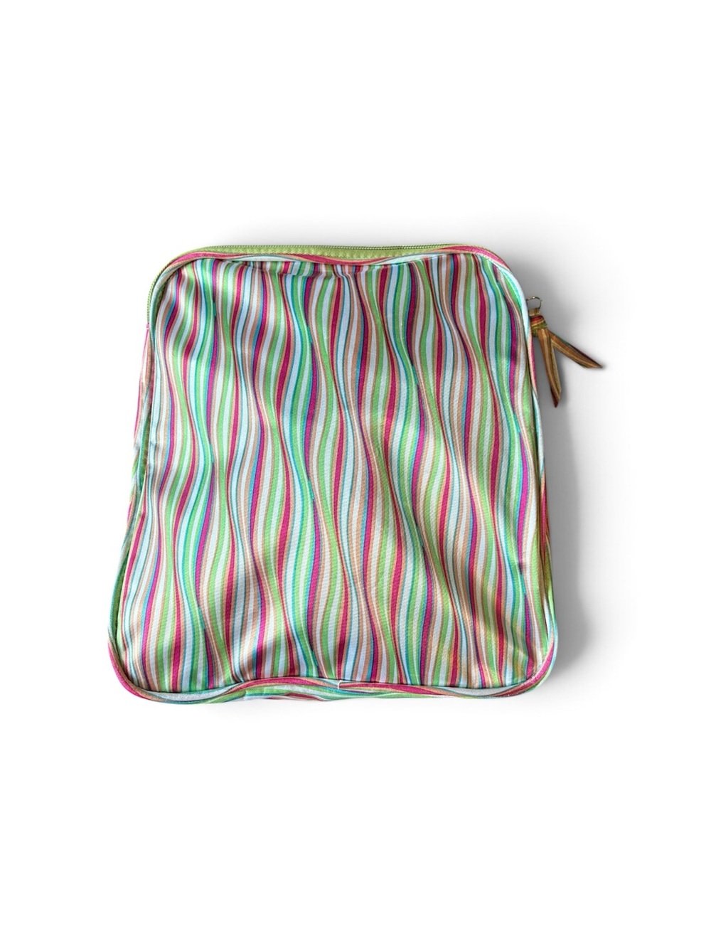 Striped Multi-Color Cosmetic Makeup Travel Organizer Pouch